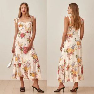 NWT Reformation Nikita Dress in Floral Bouquet Size 10 #590
